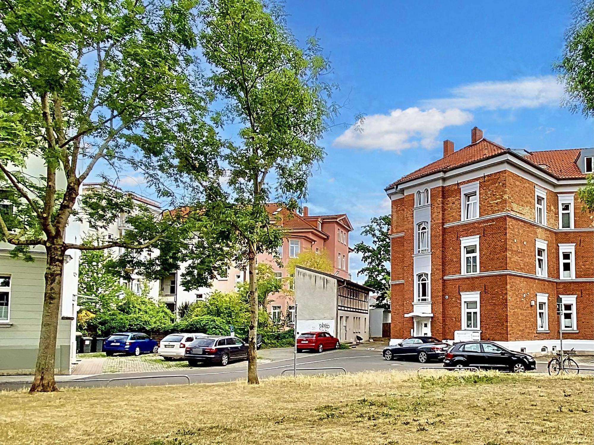 Die Remise Mit Kostenlosem Parkplatz Direkt Vor Der Tuer Erfurt Dış mekan fotoğraf